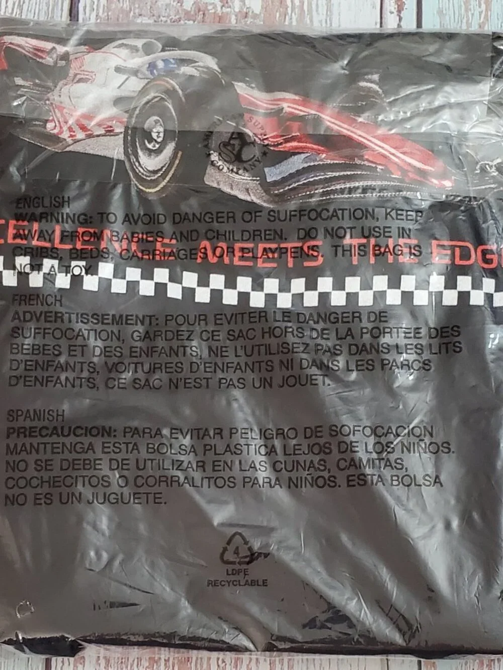 Formula 1 Boy's T Shirt Licensed Product in Jet Black Size Med. New with Tags
